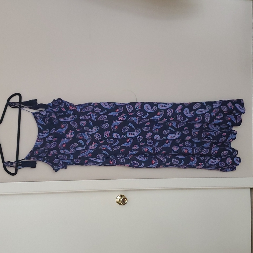 Blue Feather Dress